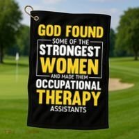 Occupational Therapy Assistants Golf Towel thumb 1
