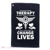 Occupational Therapy Change Lives Golf Towel thumb 0