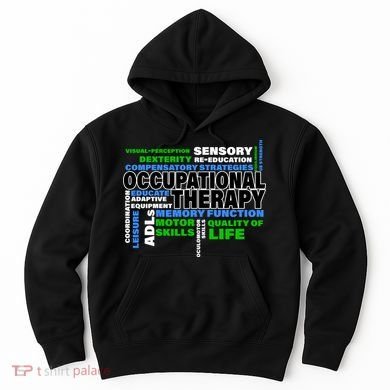 Occupational Therapy Word Cloud Hoodie