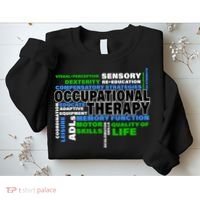 Occupational Therapy Word Cloud Sweatshirt thumb 2