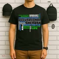 Occupational Therapy Word Cloud T-Shirt thumb 6