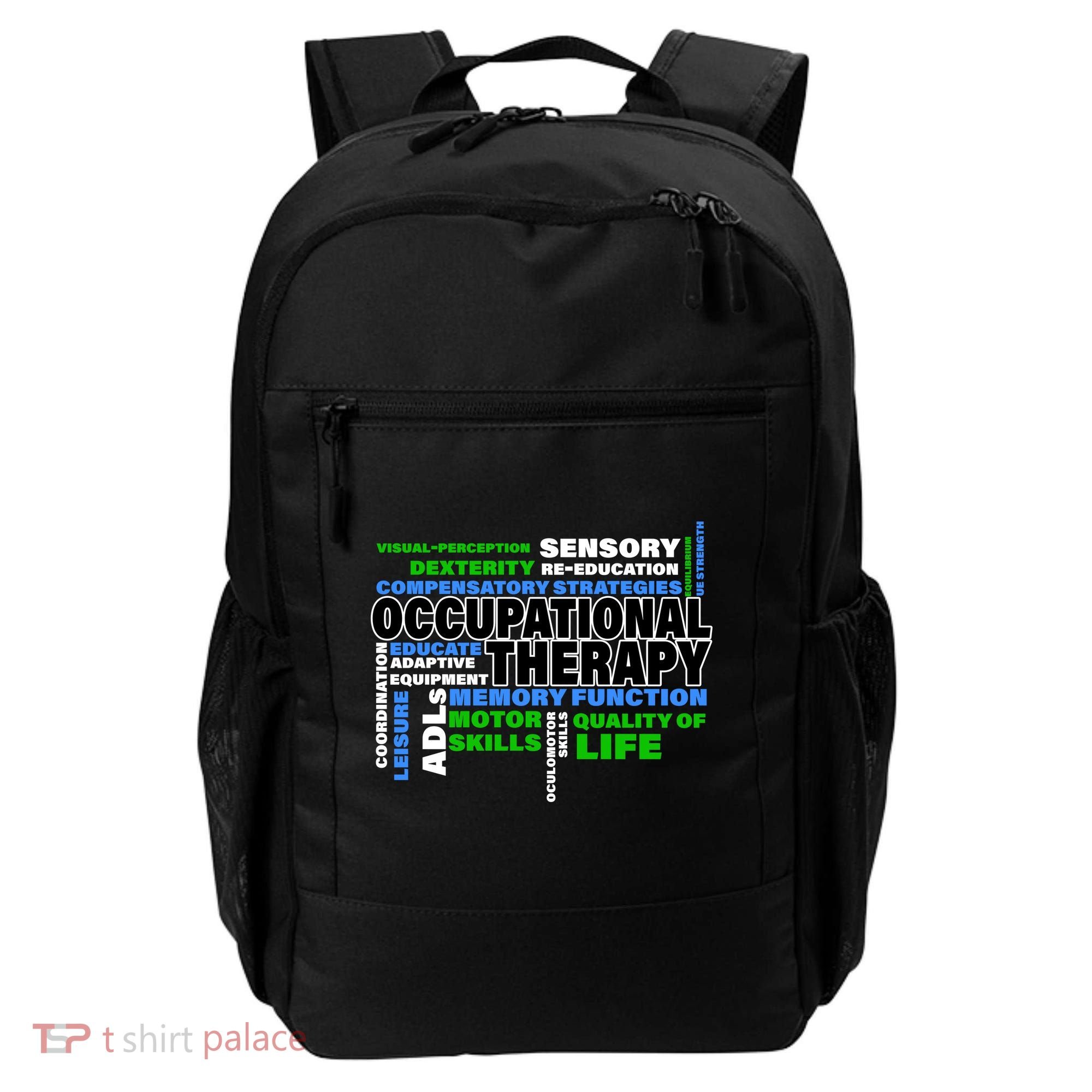 Occupational Therapy Word Cloud Backpack