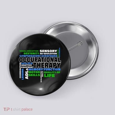 Occupational Therapy Word Cloud Button