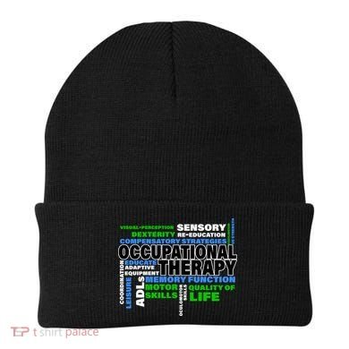 Occupational Therapy Word Cloud Beanie