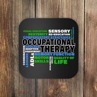 Occupational Therapy Word Cloud Coaster thumb 0