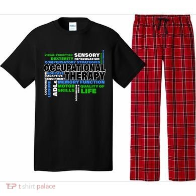 Occupational Therapy Word Cloud Pajama Set