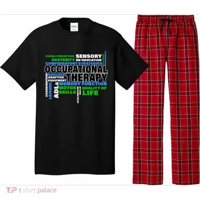 Occupational Therapy Word Cloud Pajama Set