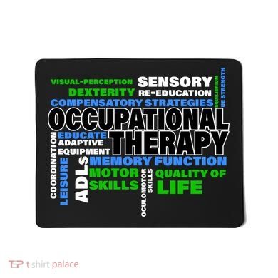 Occupational Therapy Word Cloud Mousepad