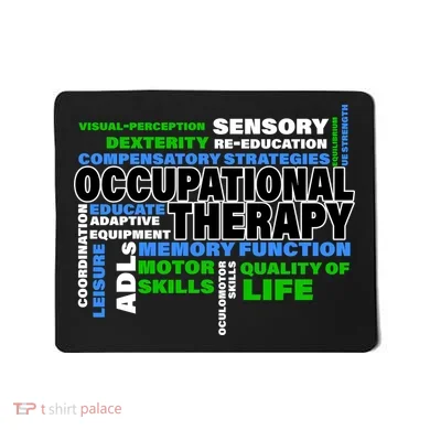 Occupational Therapy Word Cloud Mousepad