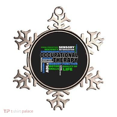 Occupational Therapy Word Cloud Ornament