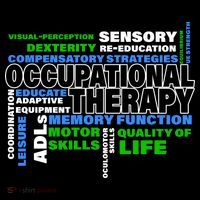 Occupational Therapy Word Cloud Ornament thumb 1