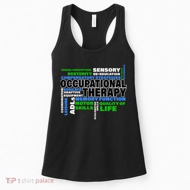 Occupational Therapy Word Cloud Women's Tank Top