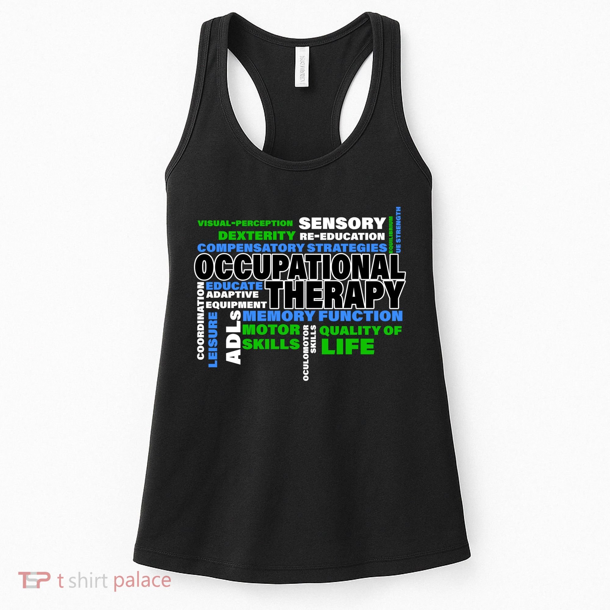 Occupational Therapy Word Cloud Women's Tank Top