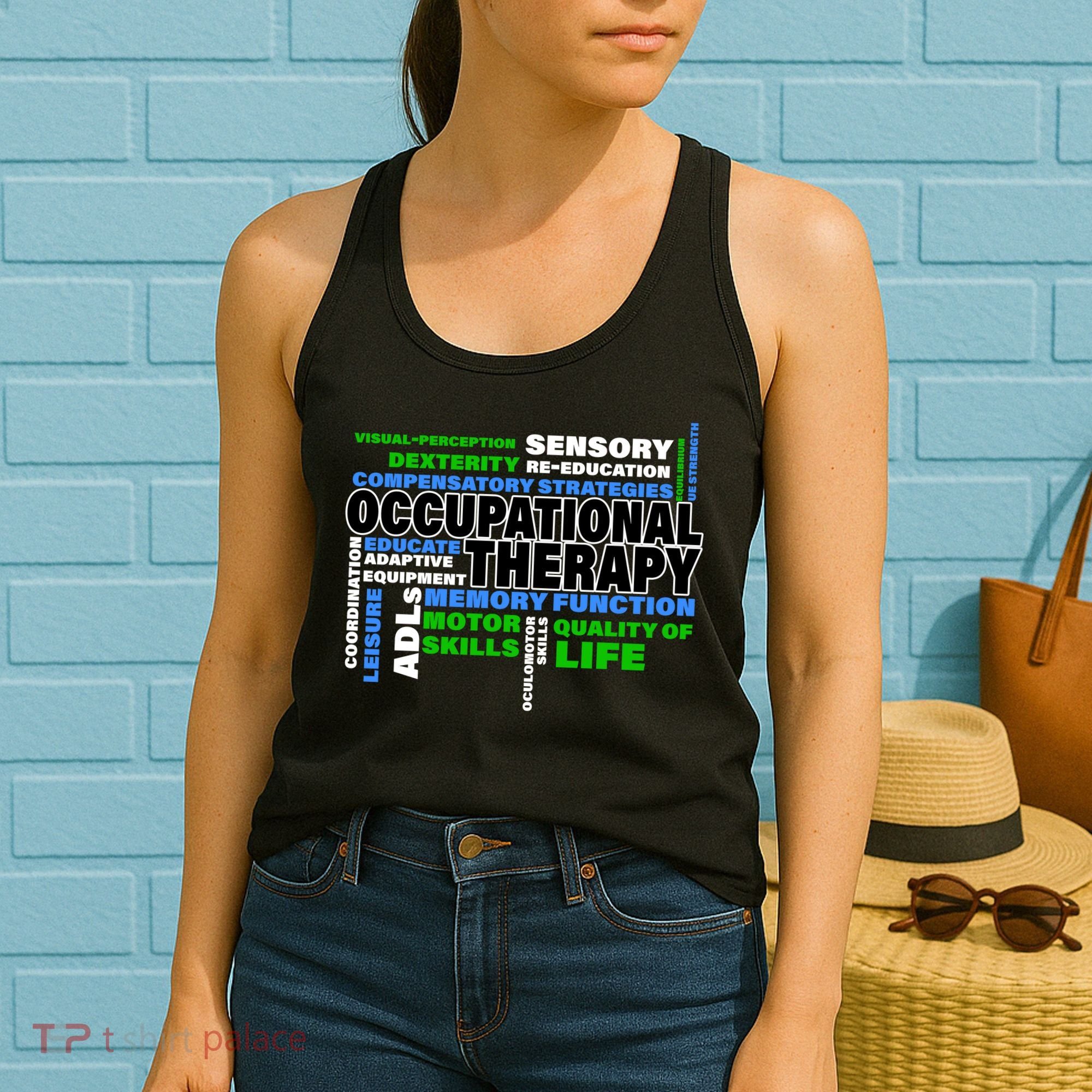 Occupational Therapy Word Cloud Women's Tank Top