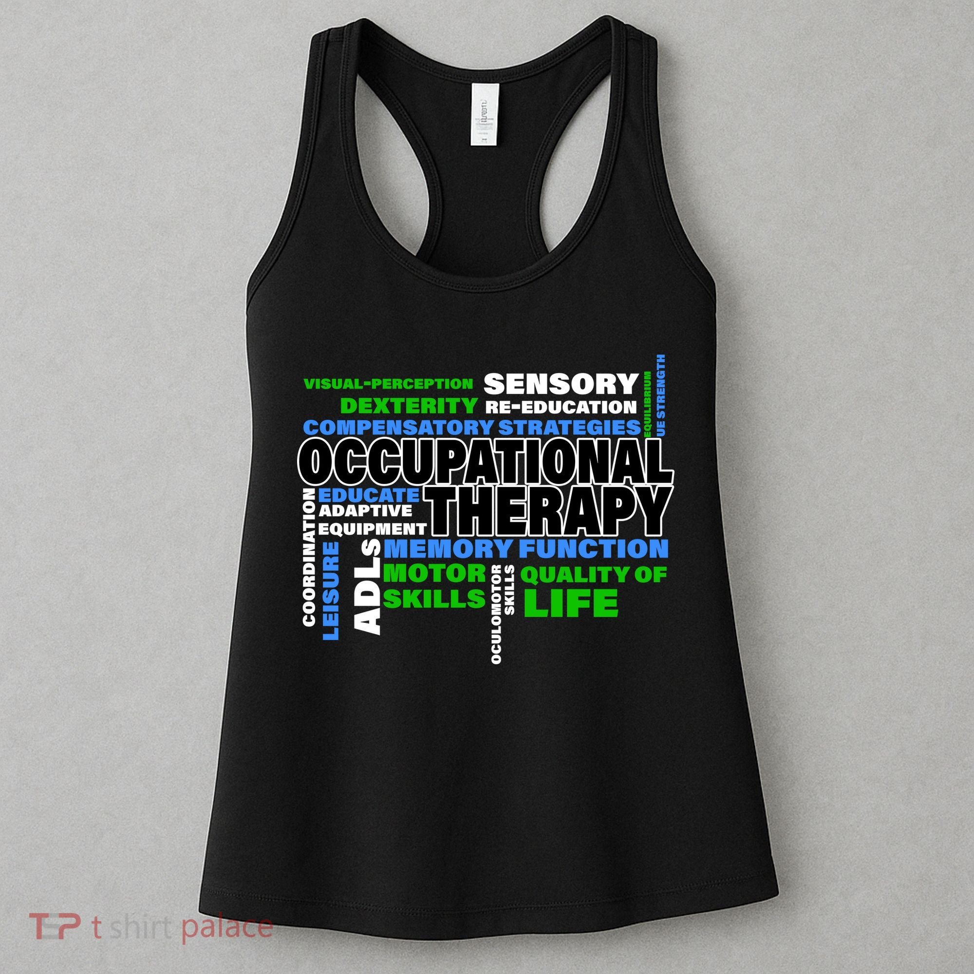 Occupational Therapy Word Cloud Women's Tank Top