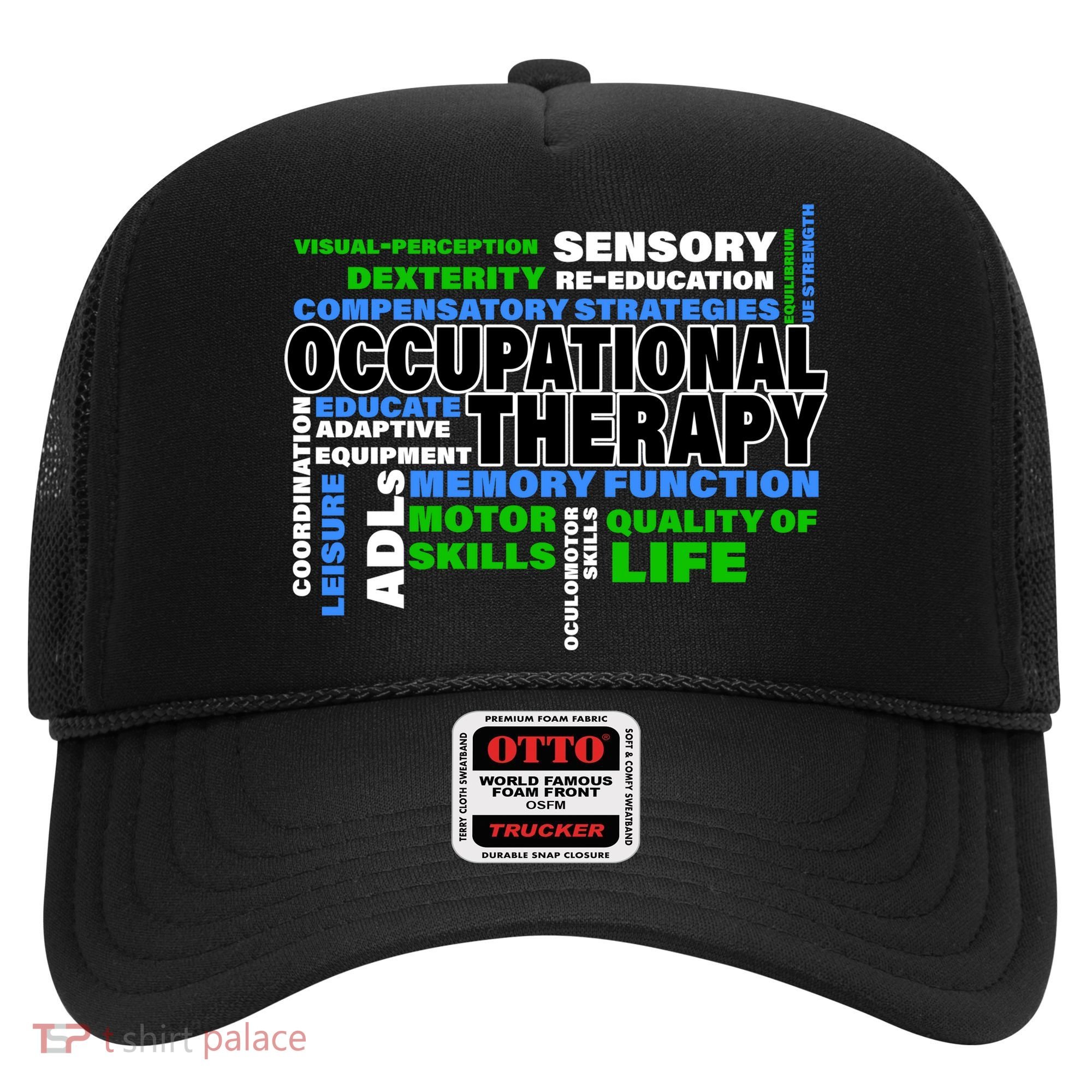 Occupational Therapy Word Cloud Hat