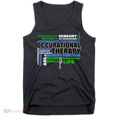 Occupational Therapy Word Cloud Tank Top