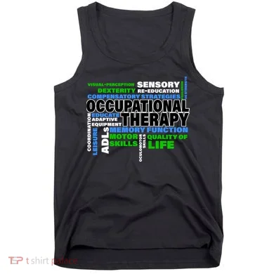 Occupational Therapy Word Cloud Tank Top