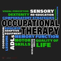 Occupational Therapy Word Cloud Golf Towel thumb 3