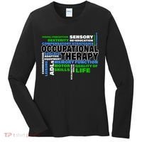 Occupational Therapy Word Cloud Women's Long Sleeve Shirt thumb 0