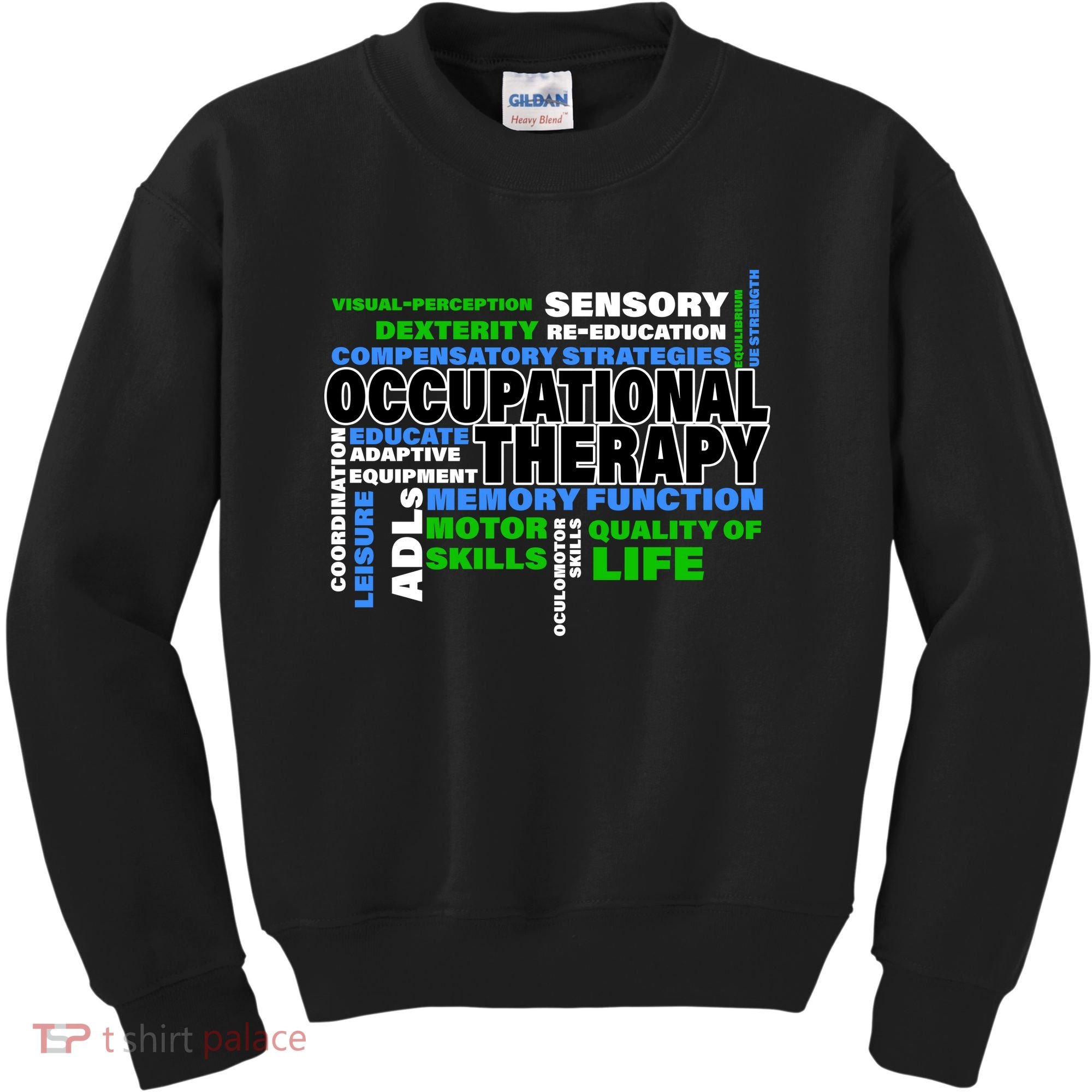 Occupational Therapy Word Cloud Kids Sweatshirt