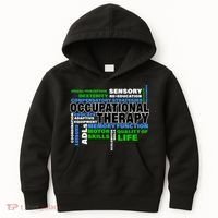 Occupational Therapy Word Cloud Kids Hoodie thumb 0