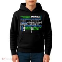 Occupational Therapy Word Cloud Kids Hoodie thumb 4