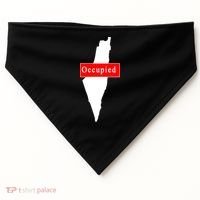 Occupied Palestine Free Gaza Anti Israel USA-Made Doggie Bandana thumb 0