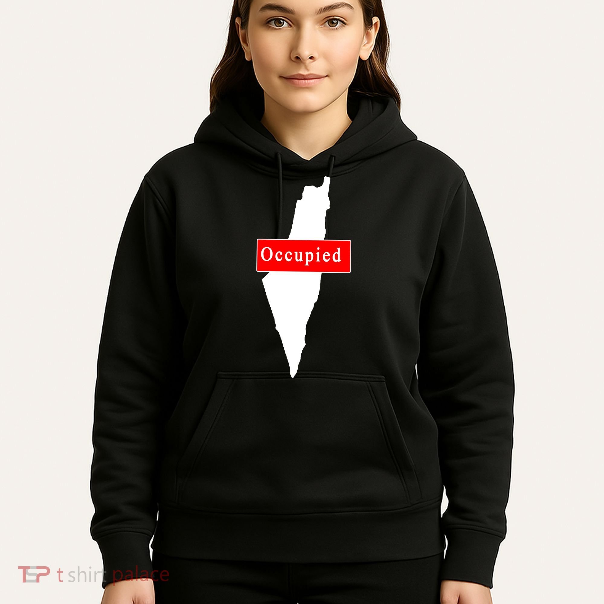Occupied Palestine Free Gaza Anti Israel Hoodie
