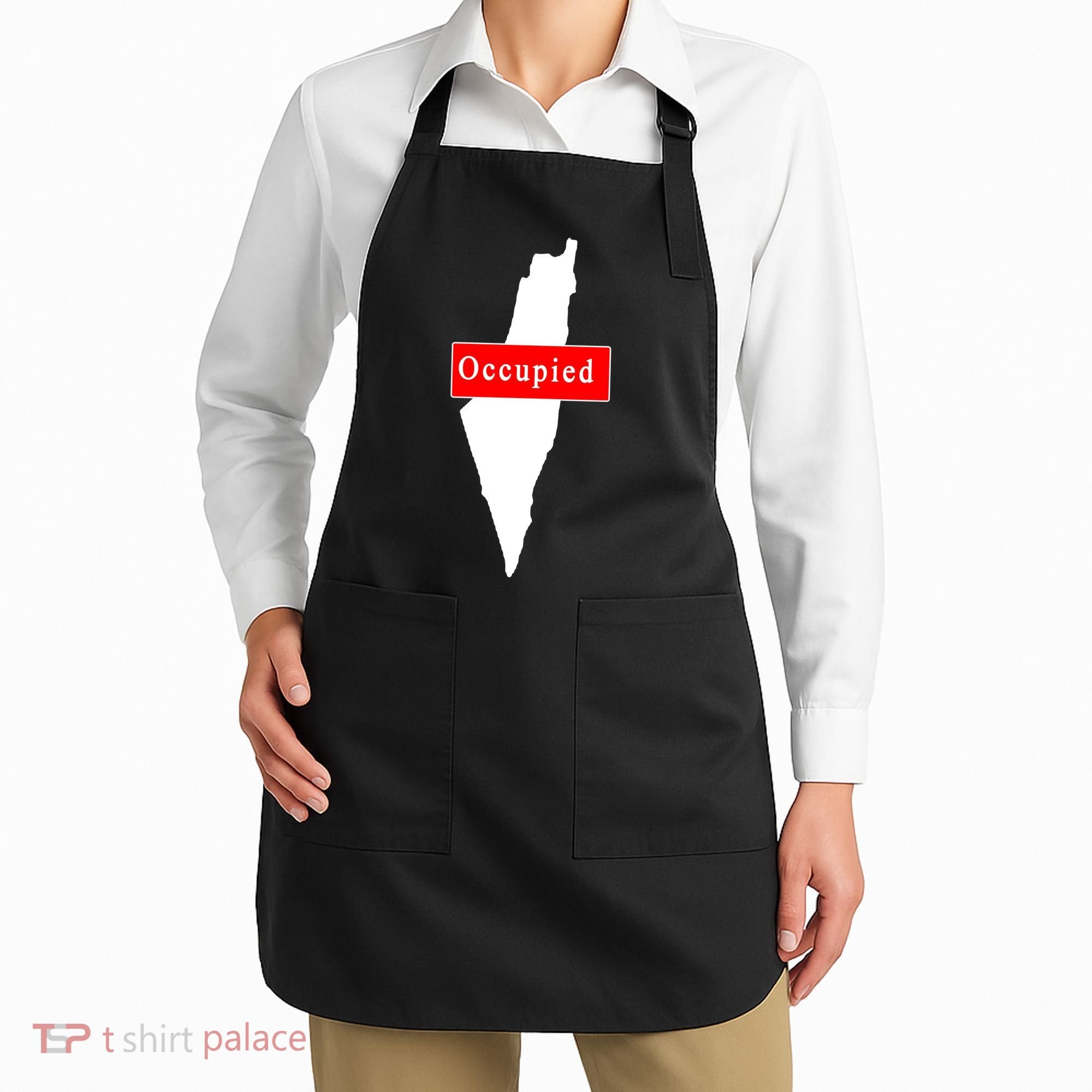 Occupied Palestine Free Gaza Anti Israel Apron