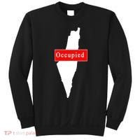 Occupied Palestine Free Gaza Anti Israel Sweatshirt thumb 0