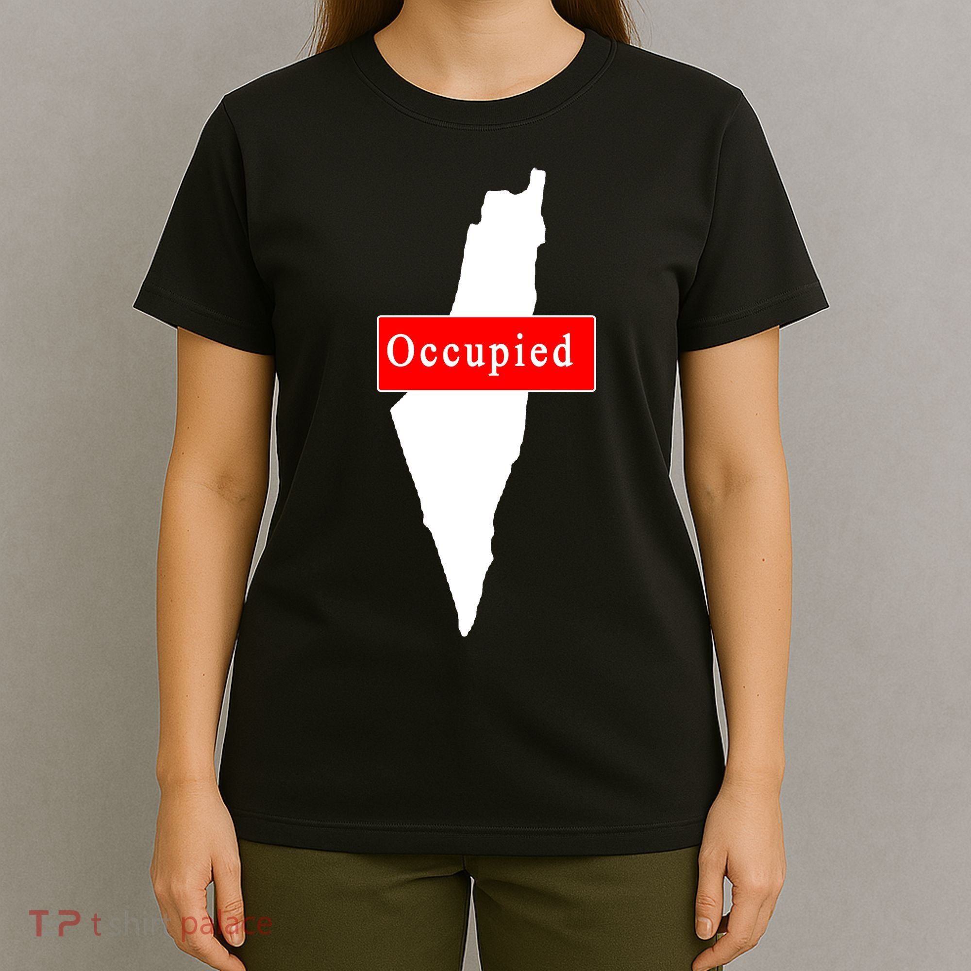 Occupied Palestine Free Gaza Anti Israel T-Shirt