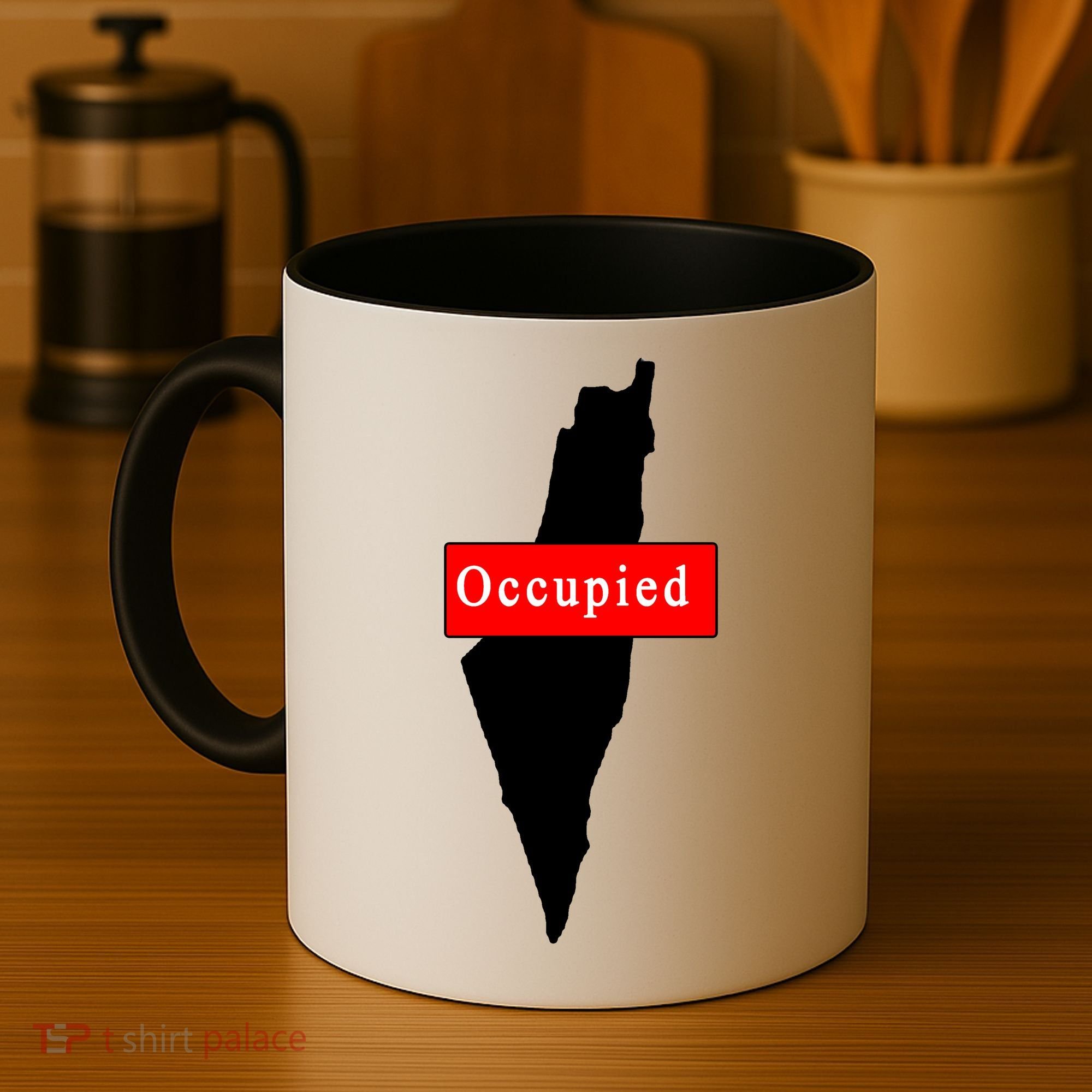 Occupied Palestine Free Gaza Anti Israel Coffee Mug