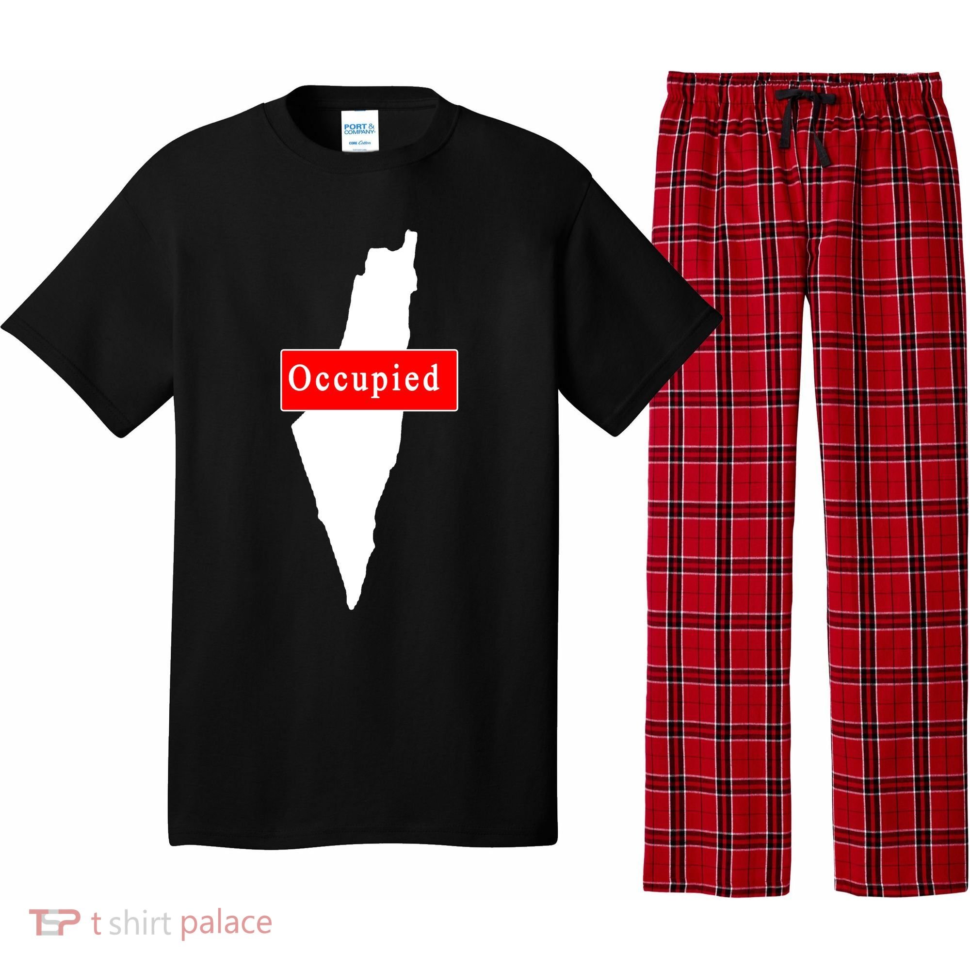 Occupied Palestine Free Gaza Anti Israel Pajama Set