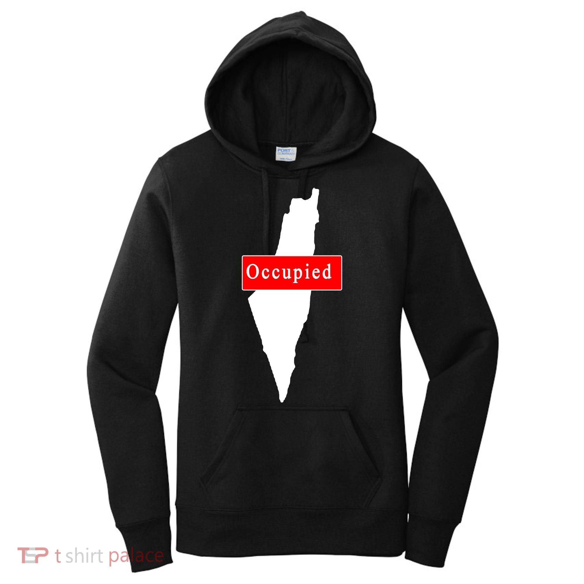 Occupied Palestine Free Gaza Anti Israel Women's Hoodie