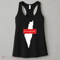 Occupied Palestine Free Gaza Anti Israel Women's Tank Top thumb 3