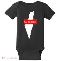 Occupied Palestine Free Gaza Anti Israel Baby Bodysuit thumb 0