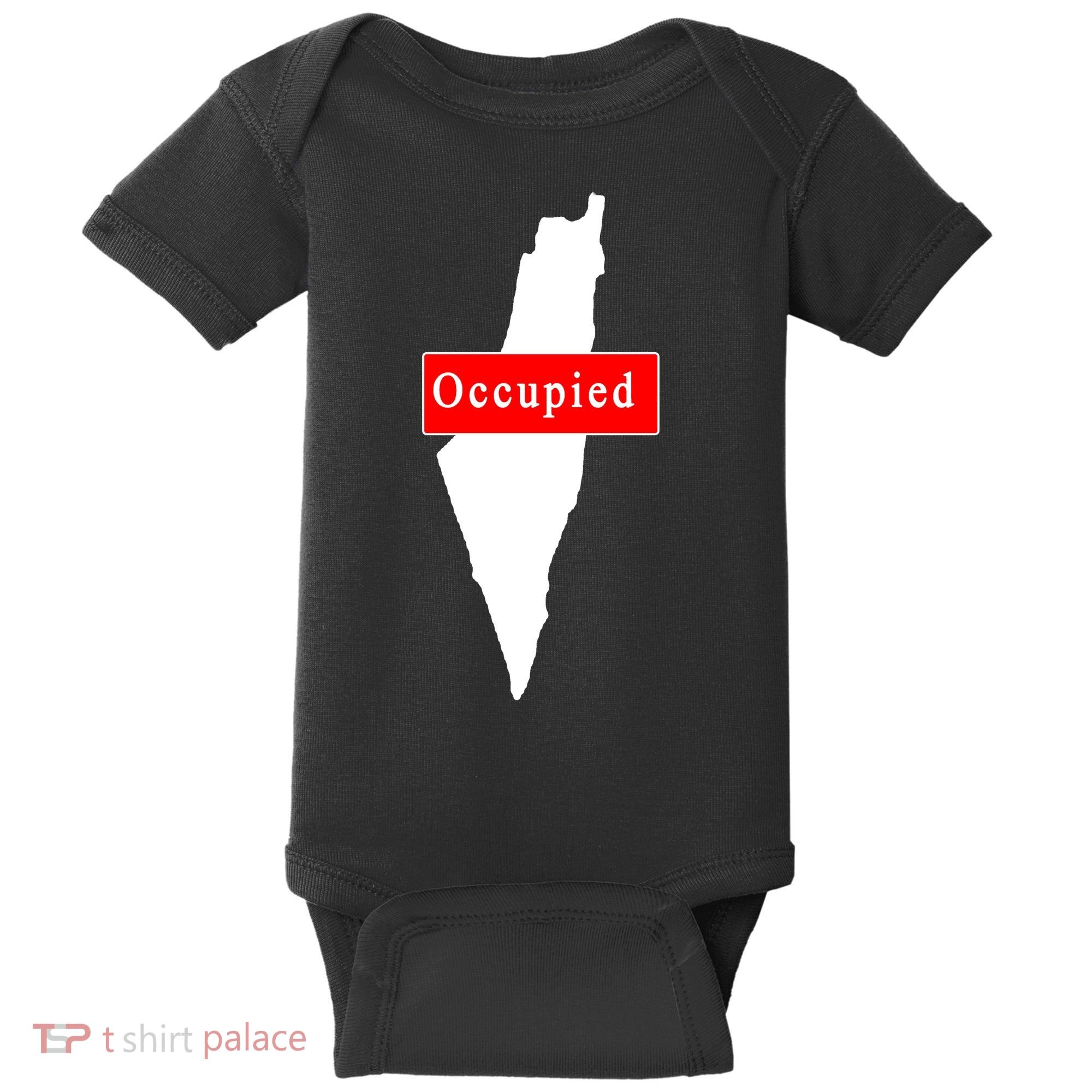 Occupied Palestine Free Gaza Anti Israel Baby Bodysuit