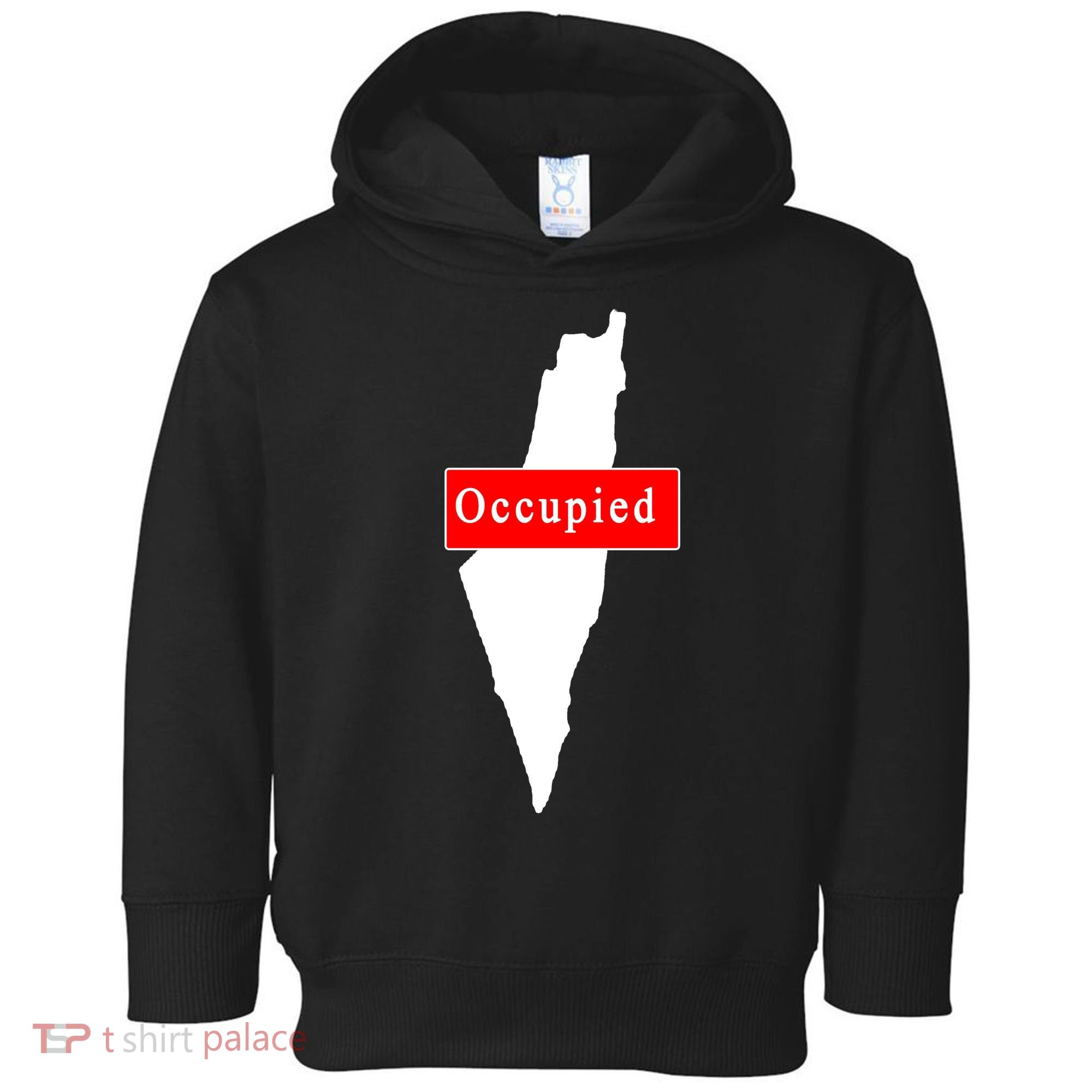 Occupied Palestine Free Gaza Anti Israel Toddler Hoodie