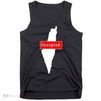 Occupied Palestine Free Gaza Anti Israel Tank Top thumb 0