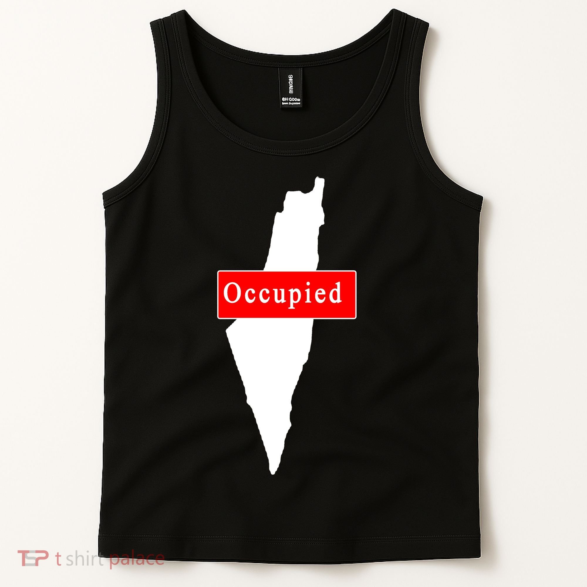 Occupied Palestine Free Gaza Anti Israel Tank Top