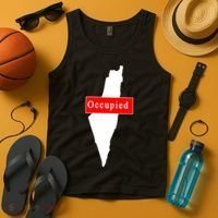 Occupied Palestine Free Gaza Anti Israel Tank Top thumb 4