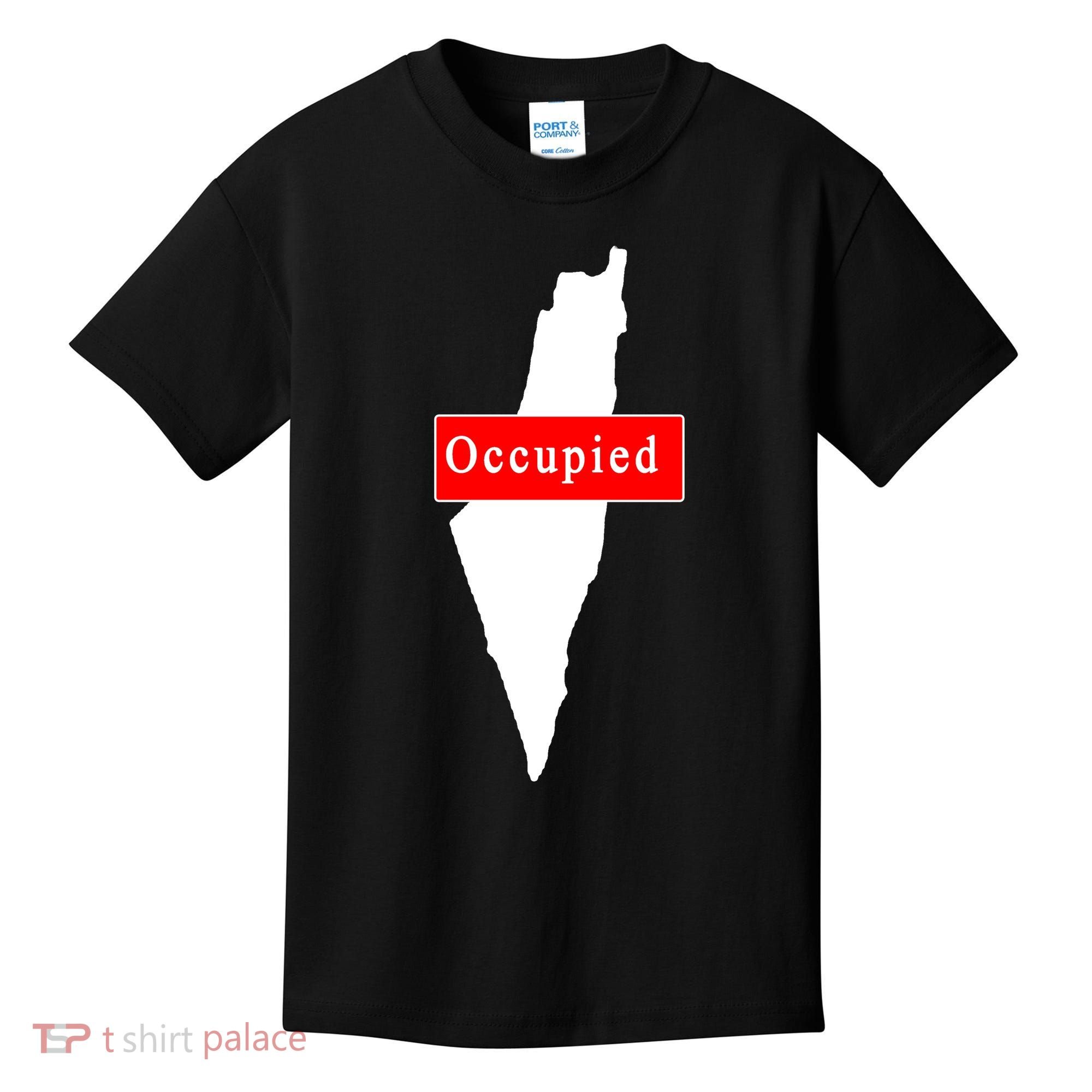 Occupied Palestine Free Gaza Anti Israel Kids T-Shirt