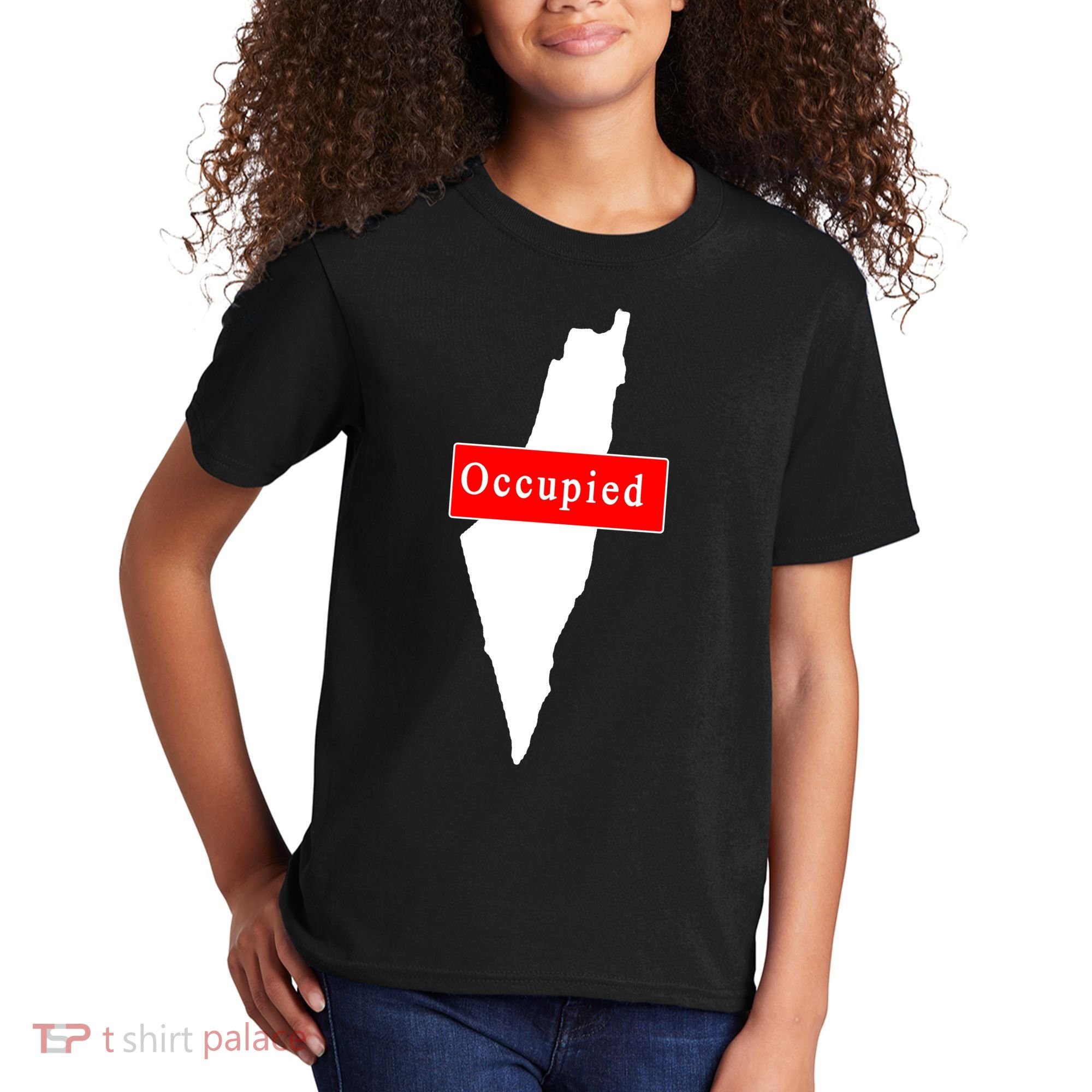 Occupied Palestine Free Gaza Anti Israel Kids T-Shirt