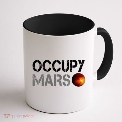 Occupy Mars Coffee Mug back