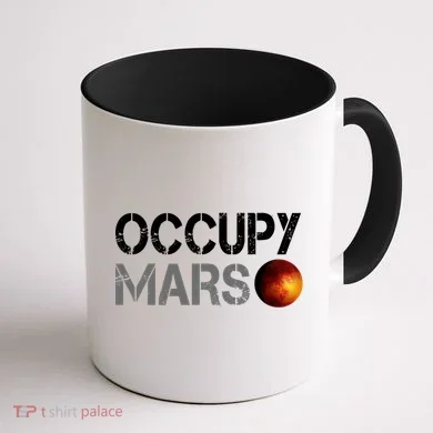 Occupy Mars Coffee Mug back