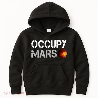 Occupy Mars Kids Hoodie
