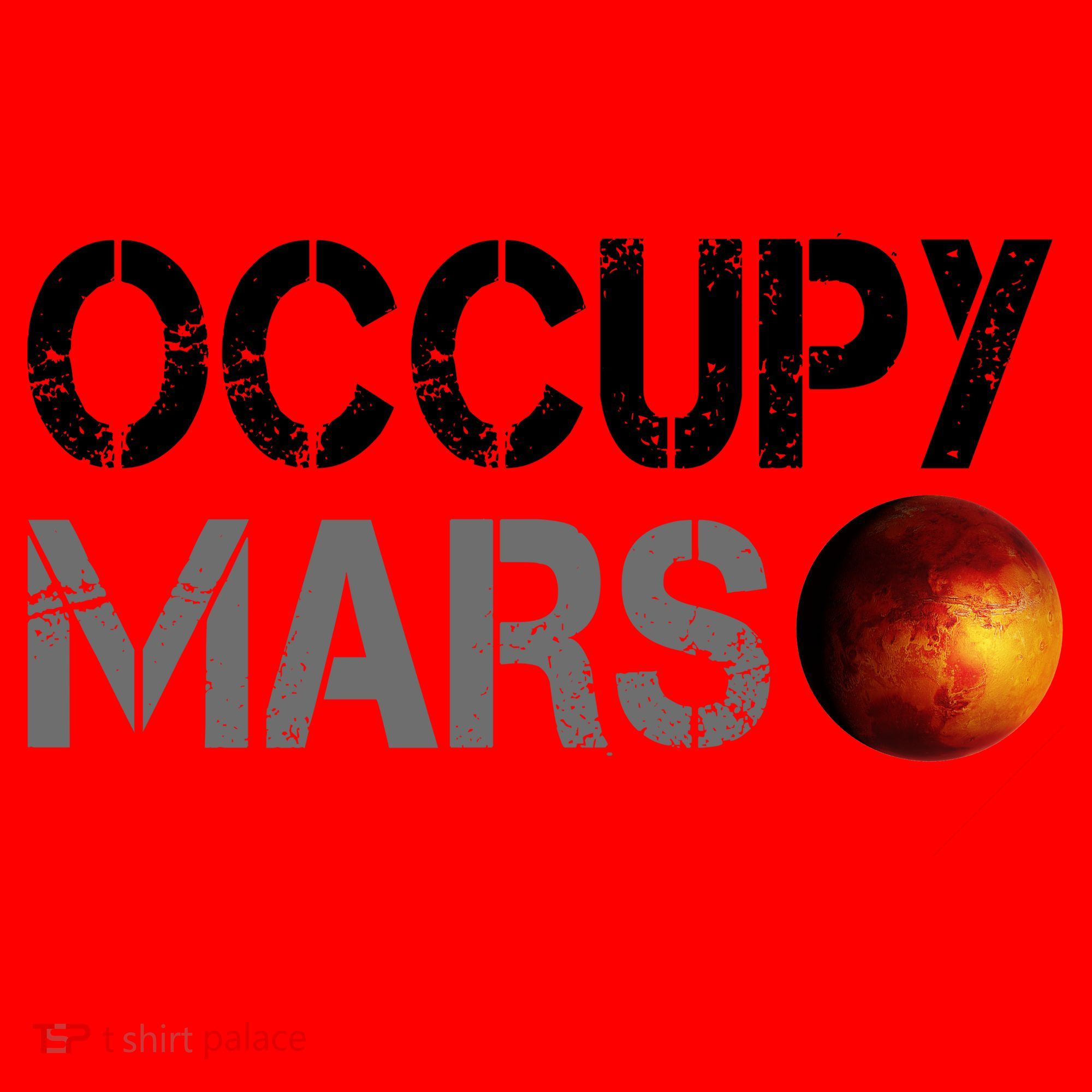 Occupy Mars Santa Hat