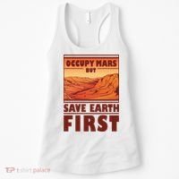 Occupy Mars But Save Earth First Women's Tank Top thumb 0