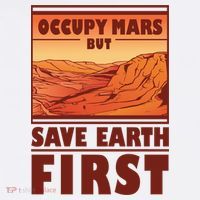 Occupy Mars But Save Earth First Visor thumb 3